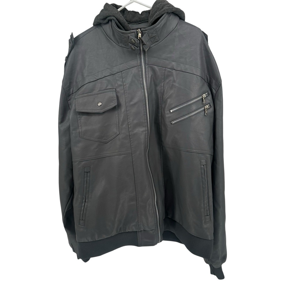 Hood Crew Mens Collection Jacket 3XL Gray Hooded - Picture 2 of 11